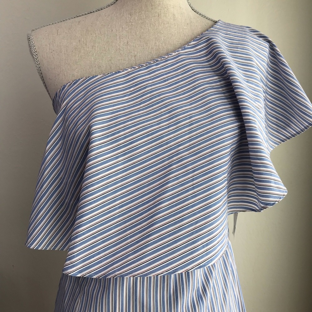Bar III Pinstriped Dress